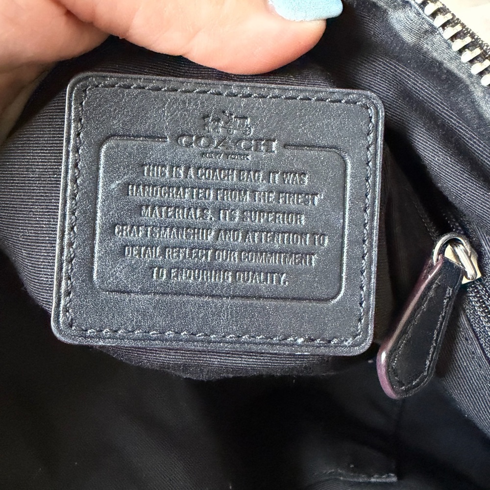 Coach Kelsey Brown Signature Canvas Tote with Matching Crossbody Pouch - Picture 5 of 14